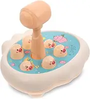 FOYTOKI 1 Set Hammering Cartoon Shape Whack Game for Early Education Lightweight Pounding Bench Home School Park Activities