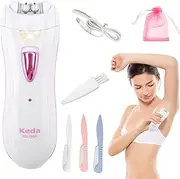 Epilator Face, Wireless Epilator for Face & Body Hair Removal, Electric Mini Epilator with LED Light, Bikini Trimmer for Face, Body, Armpit, Bikini Leg (USB Charging)