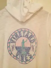Vineyard Vines Women's Stand Up Paddle Board Slub White Hoodie XS NWT