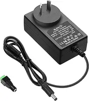 ALITOVE 24V DC Power Supply 24 Volt 2.5A 60W AC Adapter 220-240V AC to DC 24V Power Cord 24Vdc 2.5A 2A AC/DC Converter with 5.5 x 2.5mm Tip for LED Strips Printer SoundBar Electronic LCD Monitor