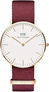 [Daniel Wellington] Women's Quartz Watch analog Display and Nylon Strap, DW00100271
