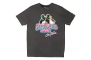 Fleetwood Mac | Official Stone Wash Band T-Shirt | On Tour (Charcoal Grey)
