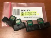 4 Toner Chip for Sharp MX-2310U, MX-2616N, MX-3111U, MX-3116N (MX-23)