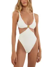 ViX Firenze Becky Mayra Cut Out One Piece Swimsuit