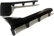 Thickened Side Skirts Winglets for BMW 2 Series Double Door M2 G87 2023-2024 ABS MP Style Side Skirt Door Bumper Lips Splitters(Glossy Black)