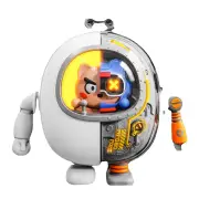 Mecha Robot Mini Bladeless Neck Fan USB Rechargeable Outdoor Portable Wireless Electric Air Cooling Hand Fan for Kids Gi