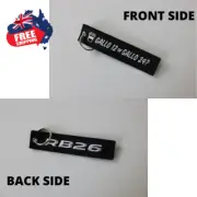 RB26 GALLO 12 OR GALLO 24 JET TAG AUS STOCK EMBROIDERED KEYRING CAR KEYCHAIN
