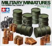 TAM35186 1:35 Tamiya German Fuel Drum Set #35186