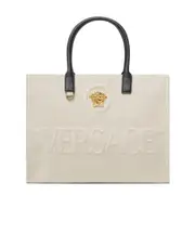 Versace La Medusa Top Handle Bag One size White
