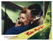 Take My Life Lobby Card Greta Gynt Marius Goring 1947 Old Movie Photo