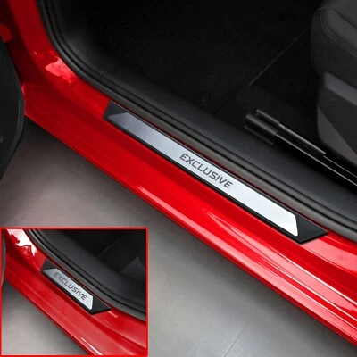 For VW Golf 8 2020+ Door Sill Protectors, Stainless Steel 4 Pieces