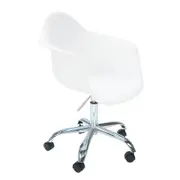 SK Designer Living | Replica Eames DAW / DAR Desk Chair | White