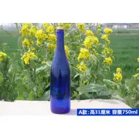 在飛比找蝦皮購物優惠-ikimi CATSith零極限藍色玻璃太陽水瓶藍色玻璃製作