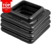Aerobic Step Riser Set of 4 Exercise Stepper Home Gym Cardio Training Black