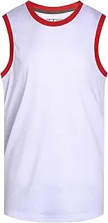 [Pullonsy] Men's Blank Basketball Jerseys Mesh Athletic Sports Shirts Plain Performance Team Uniforms