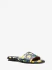 Michael Kors Deanna Sequined Fruit Print Slide Sandal Women's 7.5