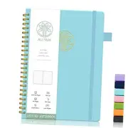 Spiral Dot Grid Notebook Journal, Dotted Paper Notebook, A5 Medium, Hardcover