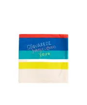 logo beach towel One size multi-color