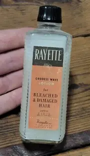 Old Rayette Ladies Hair Lotion Bottle Label Tonic Beauty Shop St Paul MN NOS