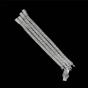 8'' Moissanite Solid Miami Cuban Link Edge Bracelet Fully Iced 925 Silver