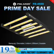 Phlizon 450W 240W Foldable Dimmable LED Grow Light Full Spectrum for Hydroponics