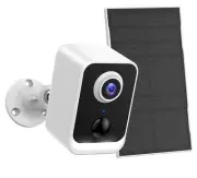 PEEIPM Security Camera Wireless Outdoor: Solar Power for Home Security