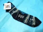 Muk Luks Cozy Socks Dark Blue One Size New With Tag