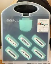 NEW American Crafts Knock Outs Interchangable Border Punch System Kit 2 #63014