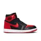 NIKE 女鞋 W AIR JORDAN 1 RETRO HI OG 絲綢黑紅【A-KAY0】【FD4810-061】