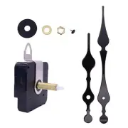 DIY Clock Movement Mechanism Black Hands & Parts. Repair / Wall Clock