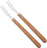 Stainless Steel Meat Fork Barbecue Forks Set Grilling Skewer Tool for Outdoor Cooking