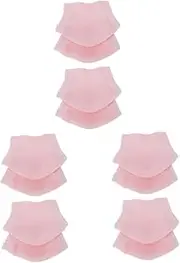 minkissy 3sets Essential Oil Elbow Sleeves Brace Exfoliating Breathable Elbow Cover Arm Elbow Pads for Spa Gel Socks Elbow Moisturizing Sleeves Patches Pink Cotton or Nylon Yarn 2pairs*3