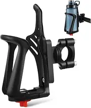 Bike Water Bottle Holder Adjustable Lightweight Bicycle Cup Holder for Secure Water Bottle Retention Suitable for Mountain and Road Cycling No Screw Installation