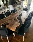 Epoxy Wooden Table / Kitchen Counter table / Epoxy resin Dining Tables