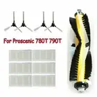 Roller Side Brush Filters Replacement Kit for Proscenic 780T 790T Vacuum Cleaner