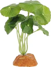 HAPINARY Lifelike Reptile Fake Plant Ornament for Aquarium Fish Tank Durable Artificial Plant Decoration for Reptile Habitat Turtle Tank Material Bright Colors