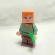 Lego Minecraft Alex Minifigure With Brown Pants min017