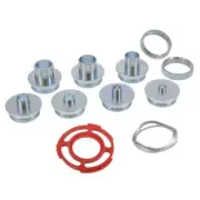 Milescraft 12280003 Turnlock Carbon Steel Router Bushing Set 0.85 lbs.