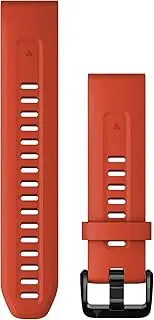 Garmin QuickFit® 20 Watch Bands, Flame Red Silicone