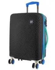 GAP Stripe Hard-shell 56cm CABIN Suitcase in Black