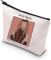 WCGXKO Wanda Witch Makeup Bag Witch Movie Fans Gifts Scarlet Witch Zipper Pouch Makeup Bag, Anti, Zipper