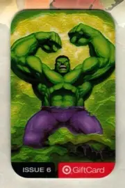 TARGET The Incredible Hulk ( 2005 ) Foil Gift Card ( $0 ) V1