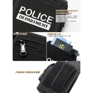 《甲補庫》GUN POLICE部門特警刺繡萬用包/飛龍特警萬用包/警察勤務腰包/G-152