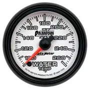 Autometer Phantom II Water Temperature Gauge - 100- 260 F, 2 1/16 Inch, AU7555