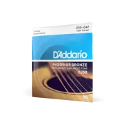 D'Addario EJ38 Light 12-String Phosphor Bronze Acoustic Guitar Strings (10-47...