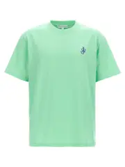 [J.W. Anderson] J. W. Anderson-Anchor Embroidery T Shirt Verde-Uomo S Green