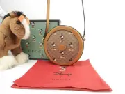 Gucci Pochette Mickey Mouse Micro GG Tea Crossbody Bag 6