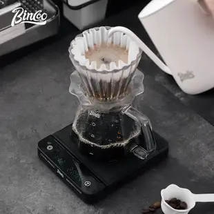 BINCOO 手沖咖啡電子秤 家用意式咖啡稱 克重專用計時秤 精準廚房防水