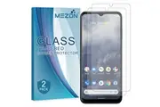 [Set of 2] Nokia G60 5G Tempered Glass Crystal Clear Premium 9H HD Screen Protector by MEZON Case Friendly, Shock Absorption (Nokia G60 5G, 9H)