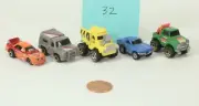 A Lot Of 5 Micro Machines Small Scale Cars Galoob & Others Lot # 32